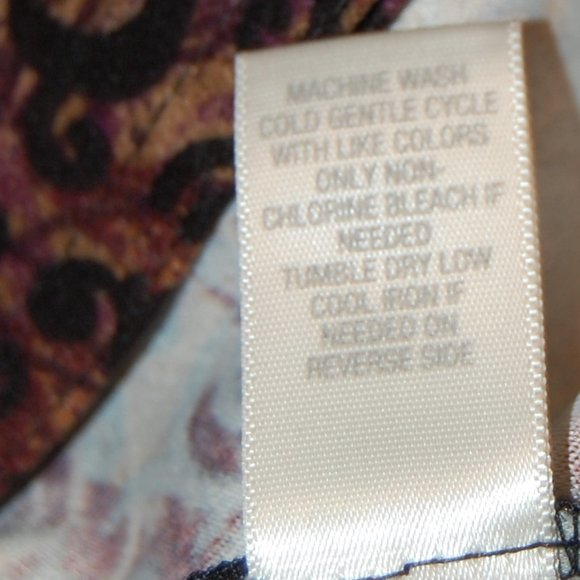 Christopher & Banks Women's Brown/Black/Burgundy Pattern 6 Button Jacket Size L - Picture 9 of 9